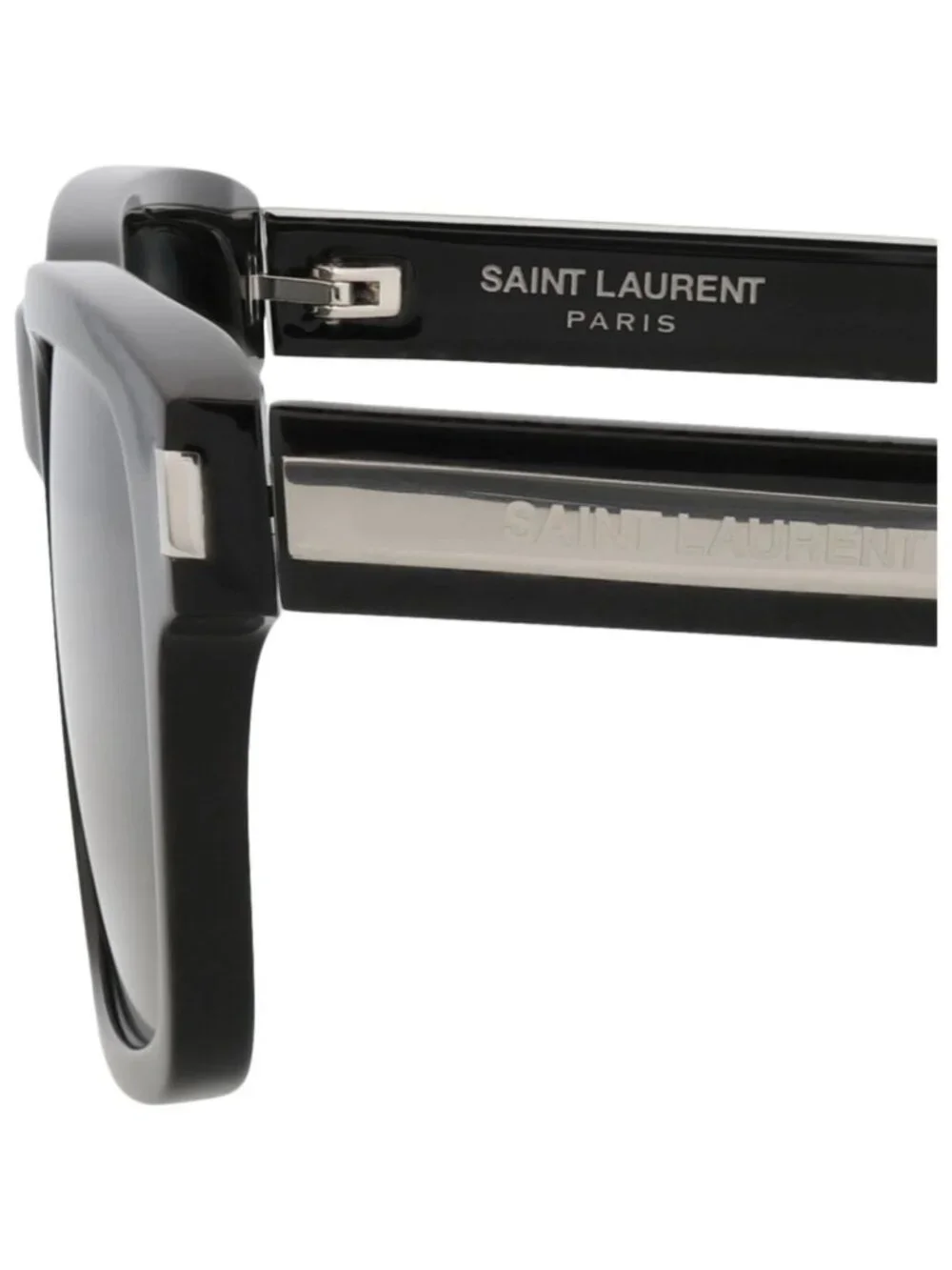 New Saint Laurent Women's Sunglasses Square Rectangle Recycled Acetate Frame